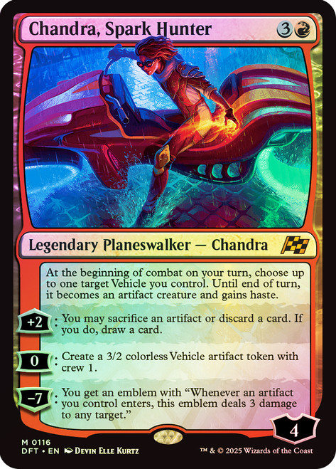 Chandra, Spark Hunter\nAetherdrift\nSingle\nMagic The Gathering