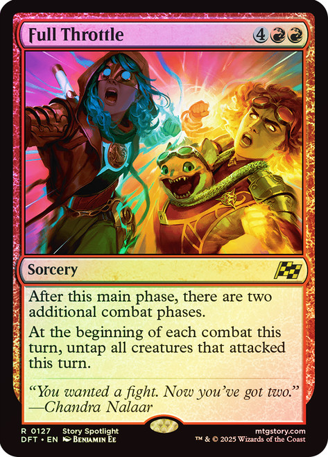 Full Throttle\nAetherdrift\nSingle\nMagic The Gathering