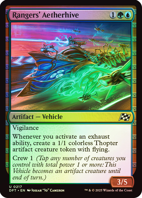 Rangers' Aetherhive\nAetherdrift\nSingle\nMagic The Gathering