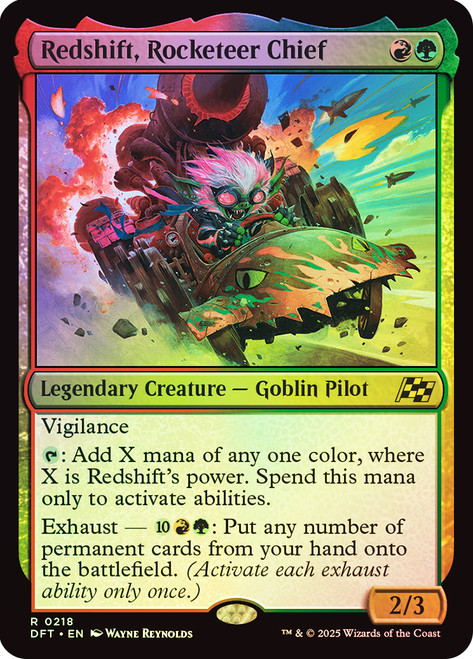 Redshift, Rocketeer Chief\nAetherdrift\nSingle\nMagic The Gathering