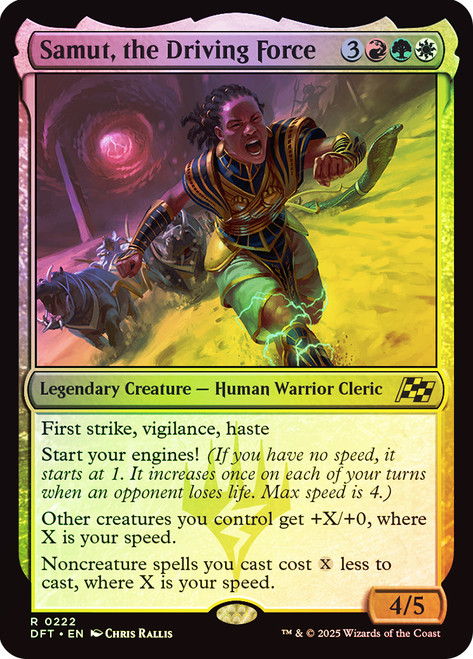 Samut, the Driving Force\nAetherdrift\nSingle\nMagic The Gathering
