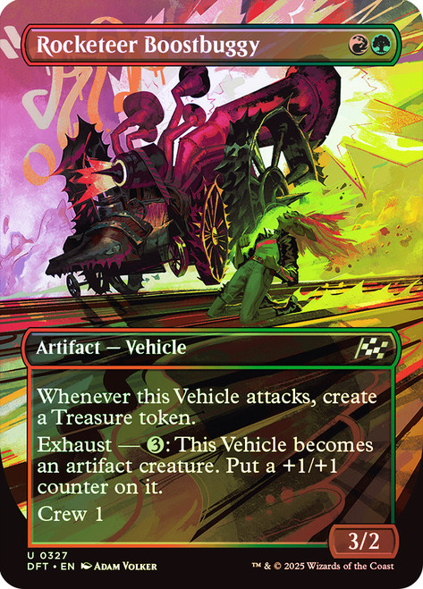 Rocketeer Boostbuggy (Borderless)\nAetherdrift - Variants\nSingle\nMagic The Gathering