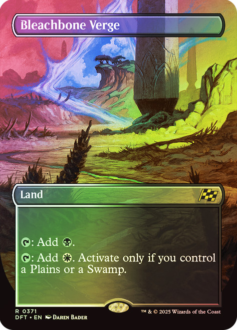 Bleachbone Verge (Borderless)\nAetherdrift - Variants\nSingle\nMagic The Gathering