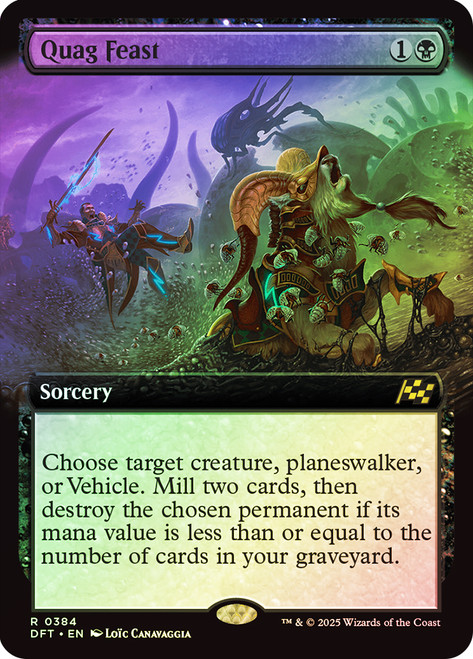 Quag Feast (Extended Art)\nAetherdrift - Variants\nSingle\nMagic The Gathering