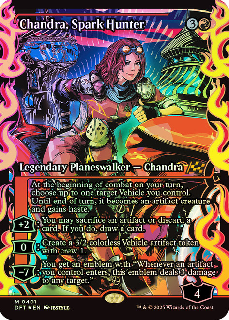 Chandra, Spark Hunter (Showcase) | Aetherdrift - Variants