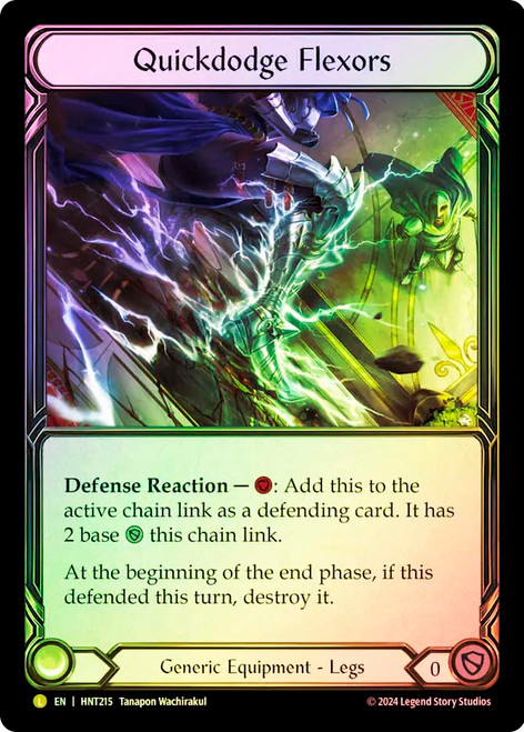 FaB 屈性回避 / Quickdodge Flexors EN RF Quickdodge Flexors - The Hunted - Flesh & Blood TCG - FaB