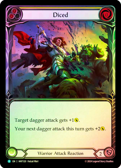 Diced (Yellow)
The Hunted
Single
Flesh and Blood