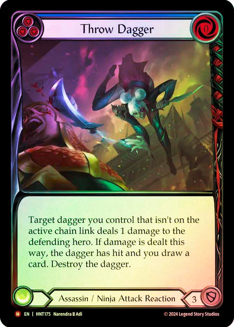 Throw Dagger
The Hunted
Single
Flesh and Blood