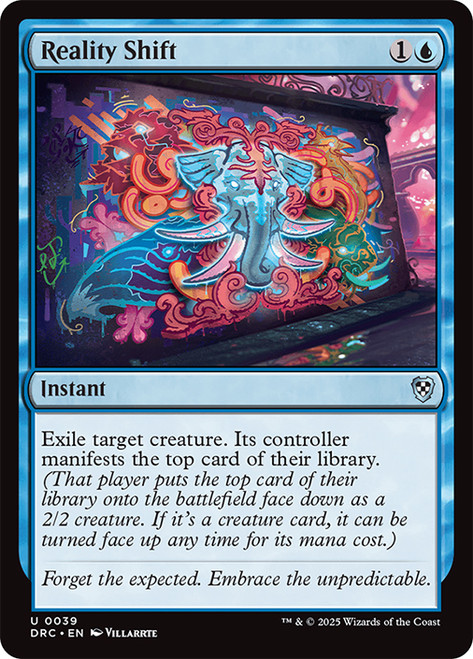 Reality Shift\nAetherdrift Commander\nSingle\nMagic The Gathering