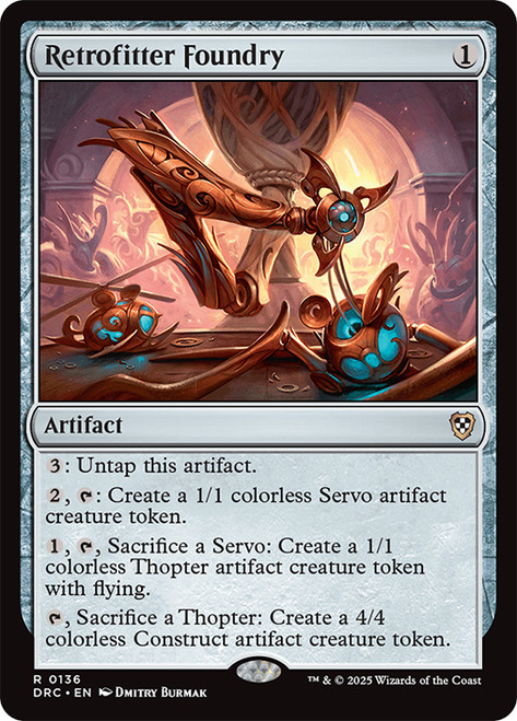 Retrofitter Foundry\nAetherdrift Commander\nSingle\nMagic The Gathering