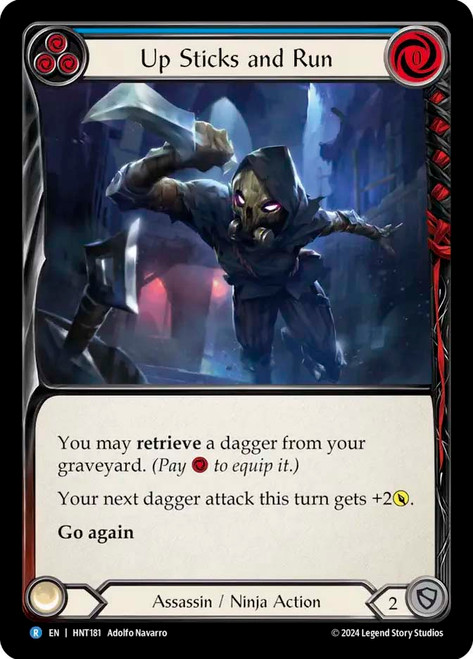 Up Sticks and Run (Blue)
The Hunted
Single
Flesh and Blood