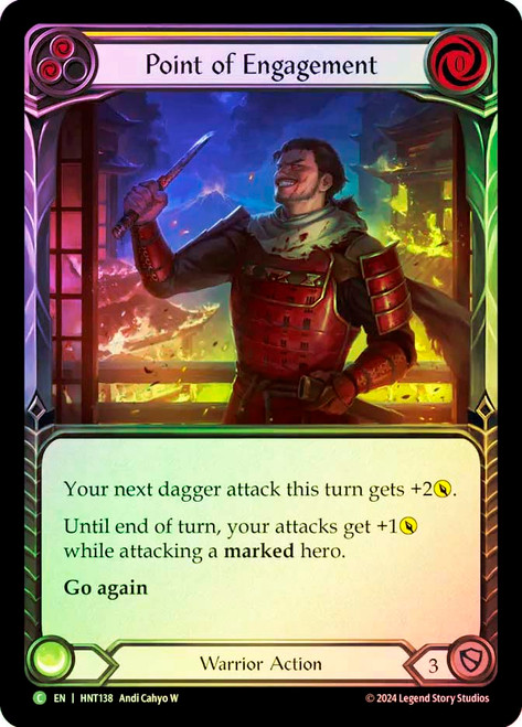 Point of Engagement (Yellow)
The Hunted
Single
Flesh and Blood