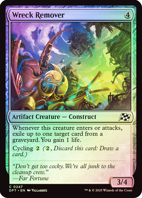 Wreck Remover\nAetherdrift\nSingle\nMagic The Gathering
