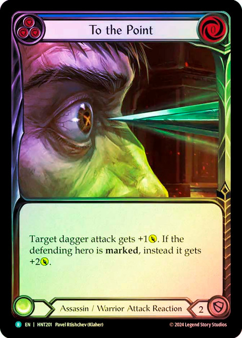 To the Point (Blue)
The Hunted
Single
Flesh and Blood