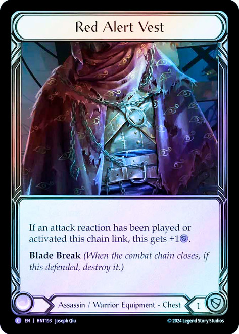 Red Alert Vest
The Hunted
Single
Flesh and Blood