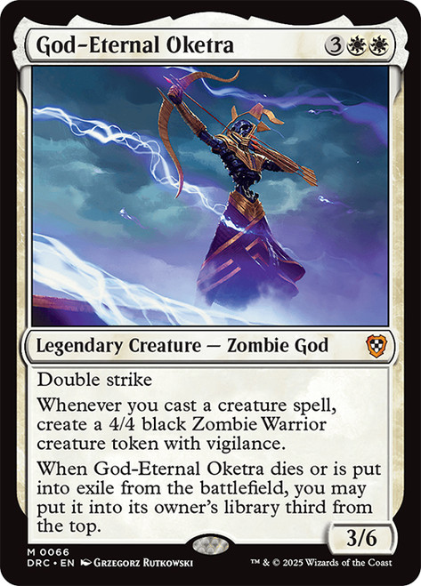 God-Eternal Oketra\nAetherdrift Commander\nSingle\nMagic The Gathering
