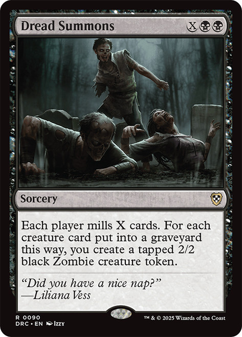 Dread Summons\nAetherdrift Commander\nSingle\nMagic The Gathering