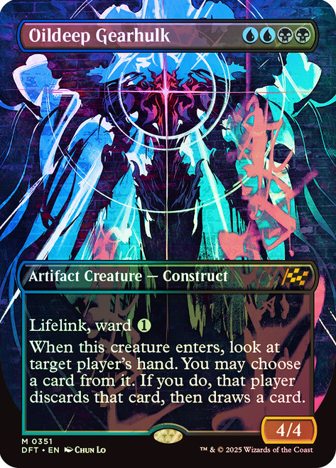 Oildeep Gearhulk (Borderless)\nAetherdrift - Variants\nSingle\nMagic The Gathering
