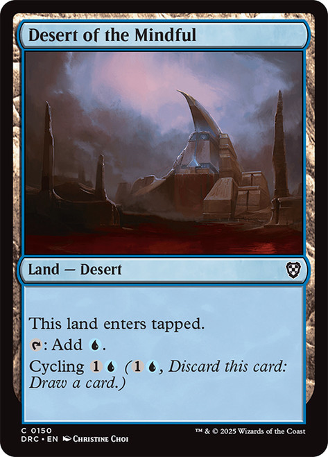 Desert of the Mindful\nAetherdrift Commander\nSingle\nMagic The Gathering
