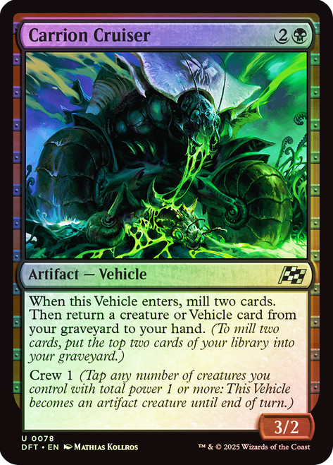 Carrion Cruiser\nAetherdrift\nSingle\nMagic The Gathering