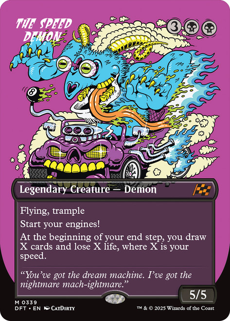 The Speed Demon (Borderless)\nAetherdrift - Variants\nSingle\nMagic The Gathering