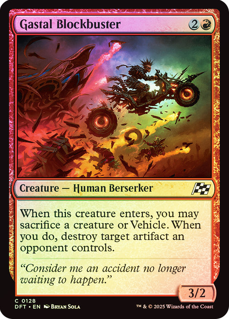 Gastal Blockbuster\nAetherdrift\nSingle\nMagic The Gathering