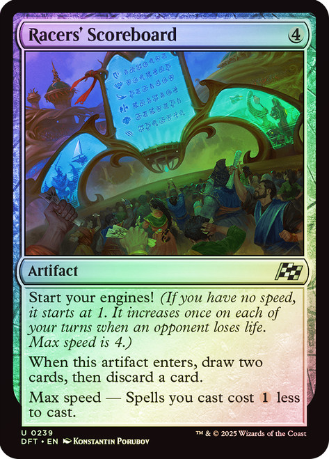 Racer's Scoreboard\nAetherdrift\nSingle\nMagic The Gathering