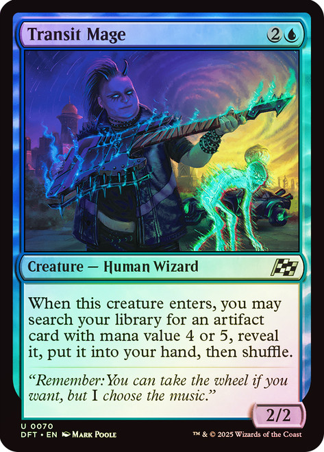 Transit Mage\nAetherdrift\nSingle\nMagic The Gathering