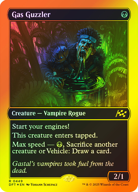 Gas Guzzler (First Place Foil)\nAetherdrift - Alternate Foil\nSingle\nMagic The Gathering