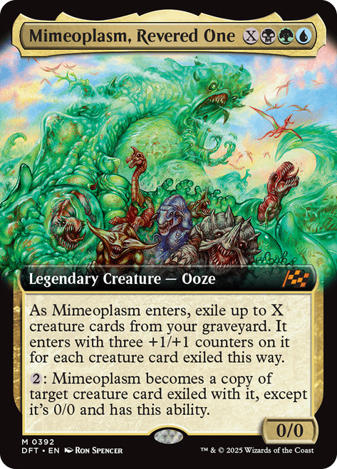 Mimeoplasm, Revered One (Extended Art)\nAetherdrift - Variants\nSingle\nMagic The Gathering