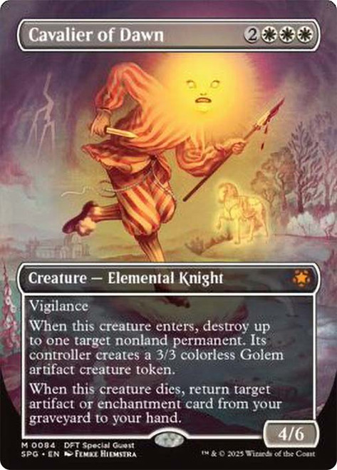 Cavalier of Dawn (Borderless)\nSpecial Guests\nSingle\nMagic The Gathering