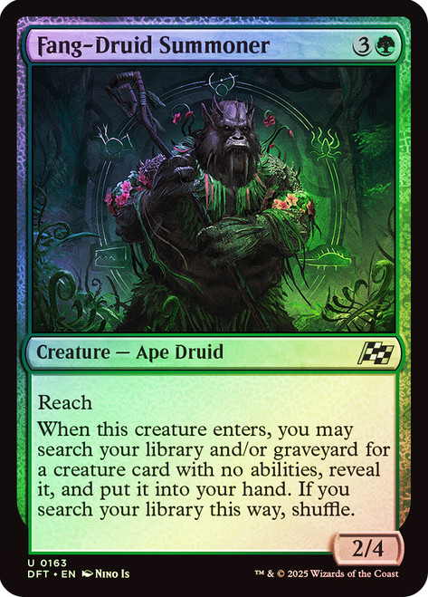 Fang-Druid Summoner\nAetherdrift\nSingle\nMagic The Gathering