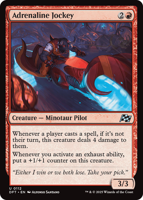 Adrenaline Jockey\nAetherdrift\nSingle\nMagic The Gathering