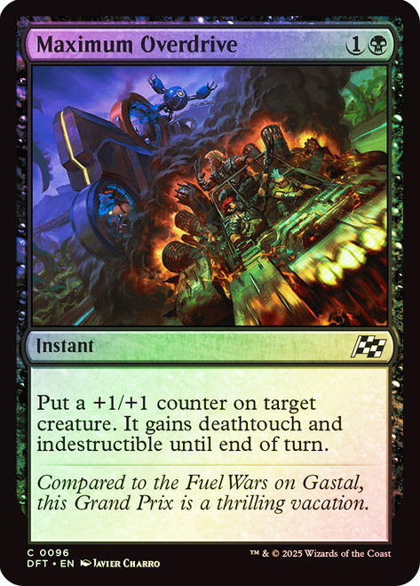 Maximum Overdrive\nAetherdrift\nSingle\nMagic The Gathering