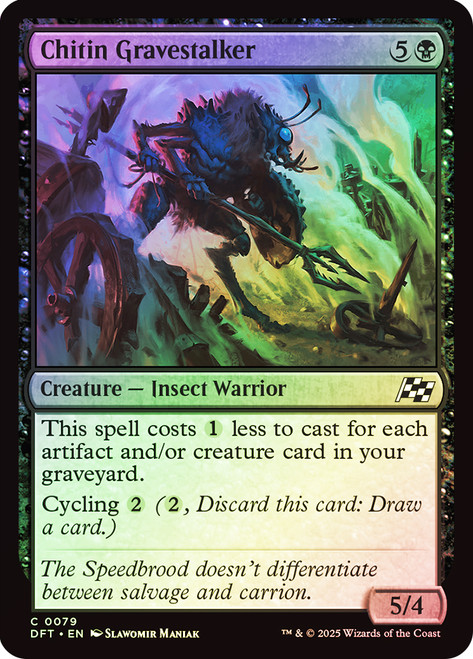 Chitin Gravestalker\nAetherdrift\nSingle\nMagic The Gathering