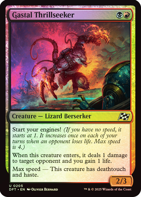 Gastal Thrillseeker\nAetherdrift\nSingle\nMagic The Gathering