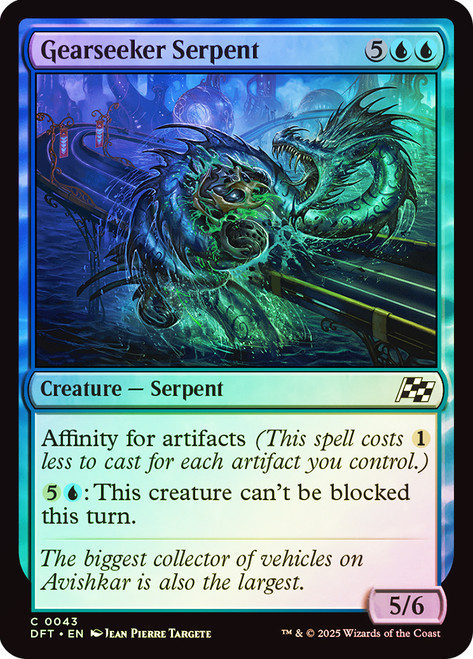Gearseeker Serpent\nAetherdrift\nSingle\nMagic The Gathering