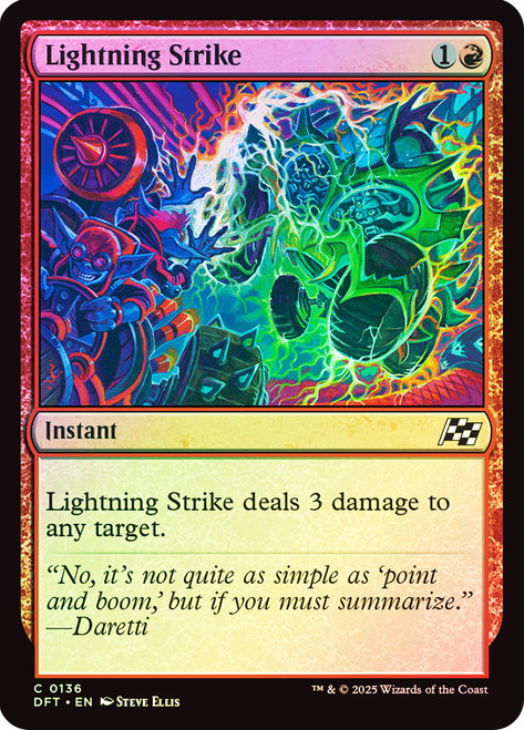 Lightning Strike\nAetherdrift\nSingle\nMagic The Gathering