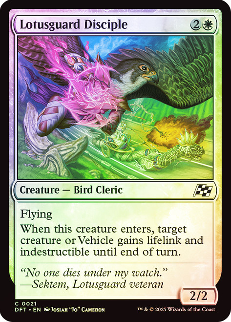 Lotusguard Disciple\nAetherdrift\nSingle\nMagic The Gathering