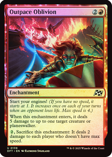 Outpace Oblivion\nAetherdrift\nSingle\nMagic The Gathering