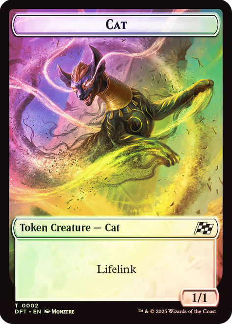 {Cat Token} // {Thopter Token} (#010)
Aetherdrift
Single
Magic: The Gathering