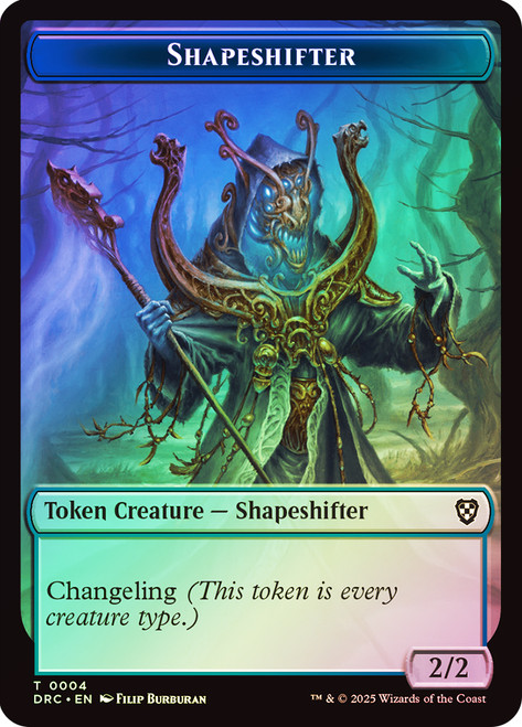 Shapeshifter Token} // {Zombie Token} | Aetherdrift Commander