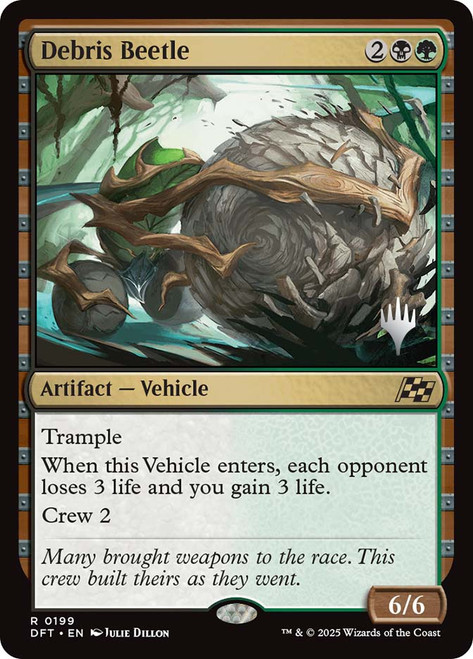 Debris Beetle (Promo Pack) (Aetherdrift)\nPromo: Planeswalker Stamped\nSingle\nMagic The Gathering