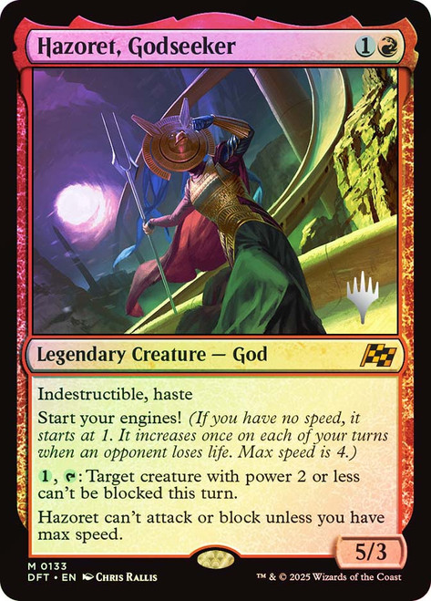 Hazoret, Godseeker (Prerelease) (Aetherdrift) | Promo | Star City