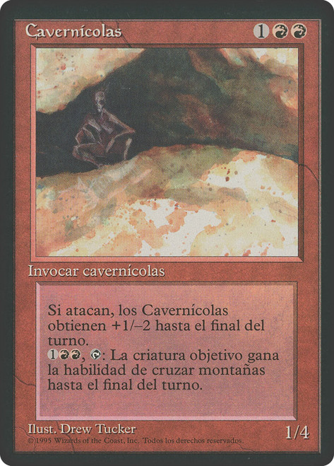 Cave People (BB)\n4th Edition - Black Border - Spanish\nSingle\nMagic The Gathering