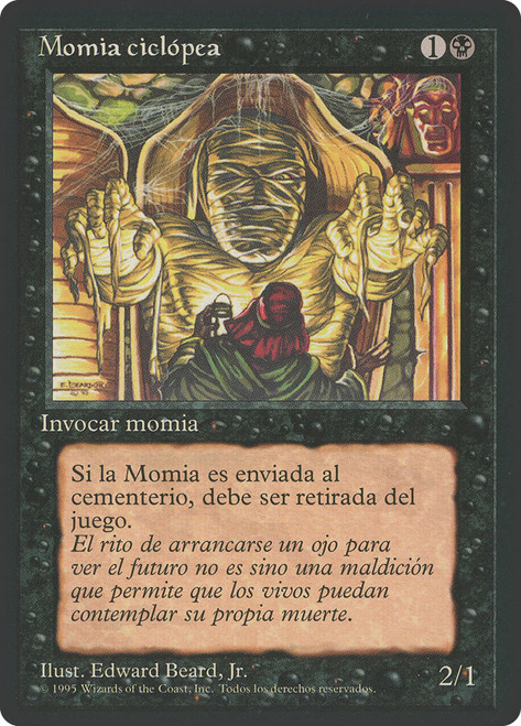 Cyclopean Mummy (BB)\n4th Edition - Black Border - Spanish\nSingle\nMagic The Gathering