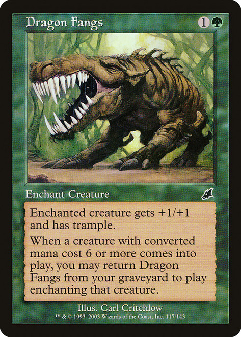 Dragon Fangs\nScourge\nSingle\nMagic The Gathering