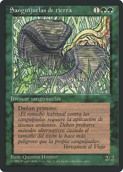 Land Leeches (BB)
4th Edition - Black Border - Spanish
Single
Magic: The Gathering