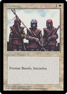 Pikemen (BB)\n4th Edition - Black Border - Portuguese\nSingle\nMagic The Gathering
