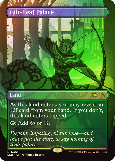 Gilt-Leaf Palace (Secret Lair) (Borderless)\nPromo: General\nSingle\nMagic The Gathering